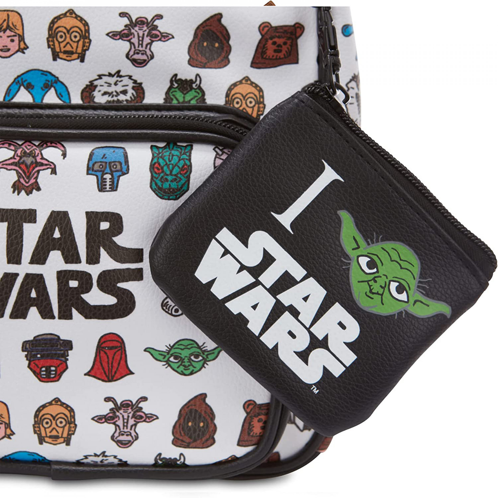 Star Wars Character Icons 10" Leather Backpack